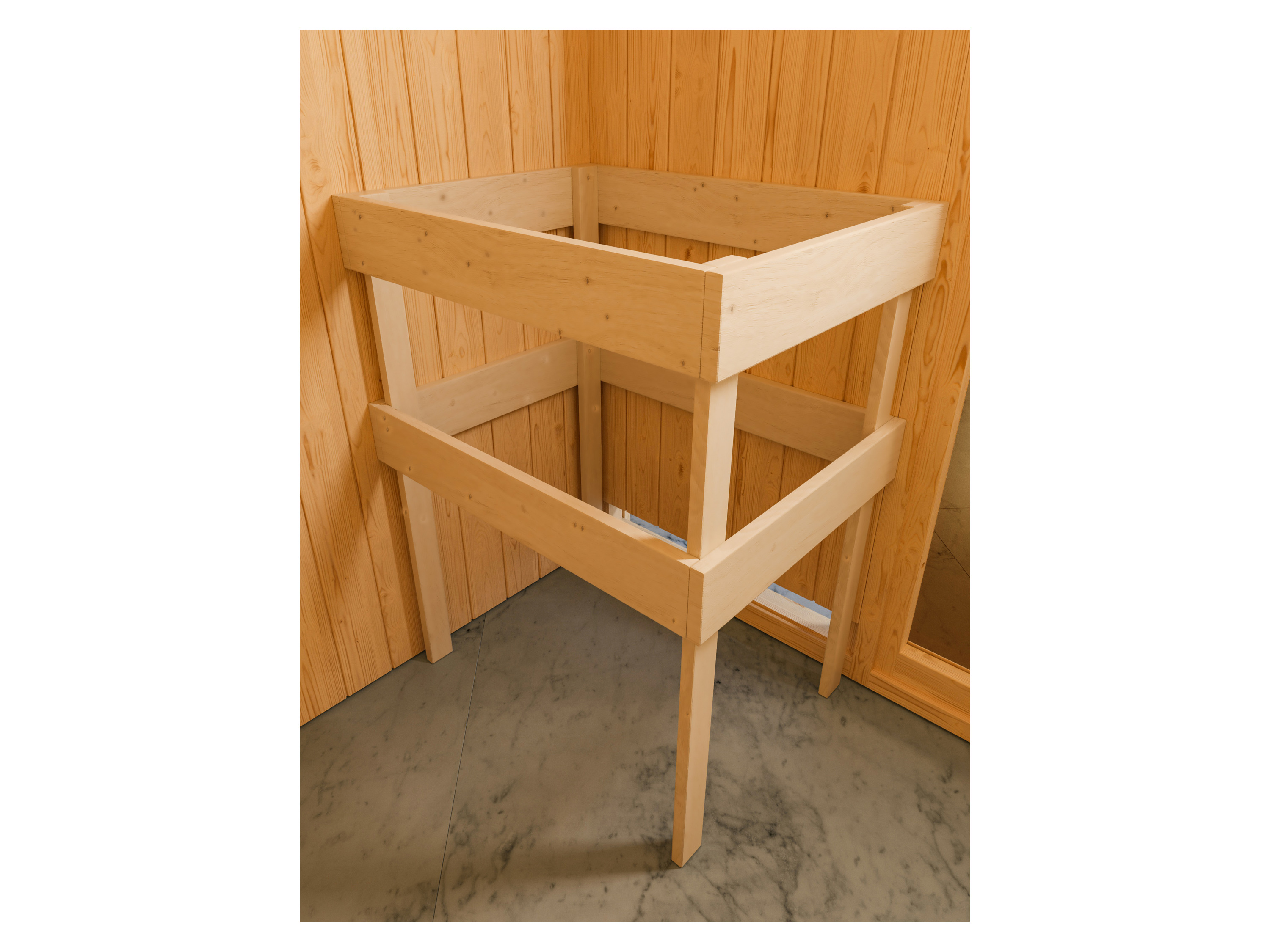 KARIBU Sauna »Niru« (ohne ofen und zubehör, naturbelassen) – Bild 3 von 4
