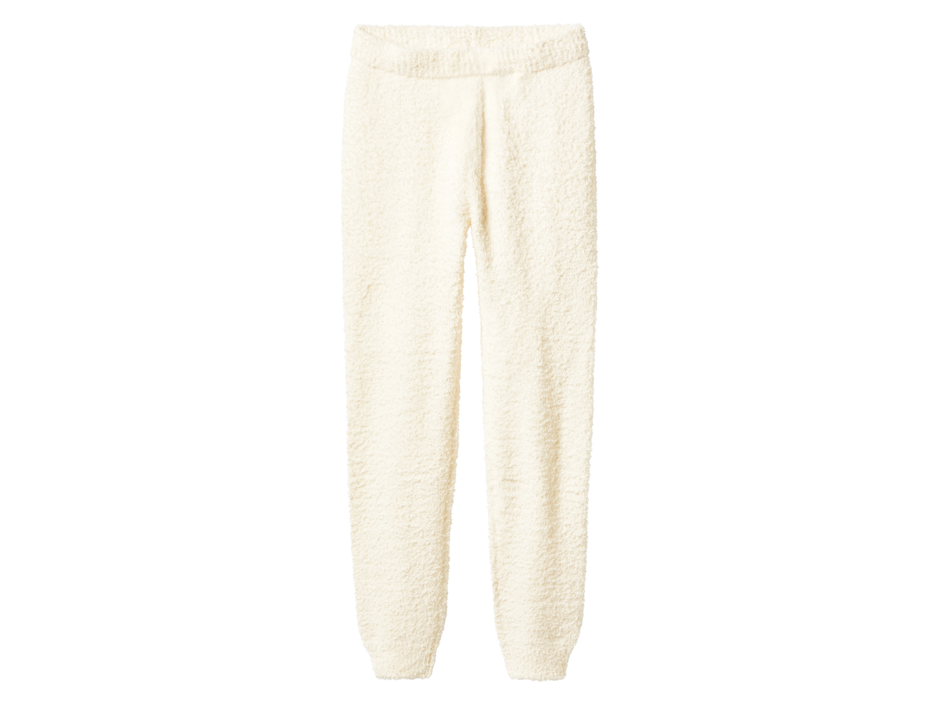 ESMARA® Damen Plüschleggings (Beige, L(44/46))