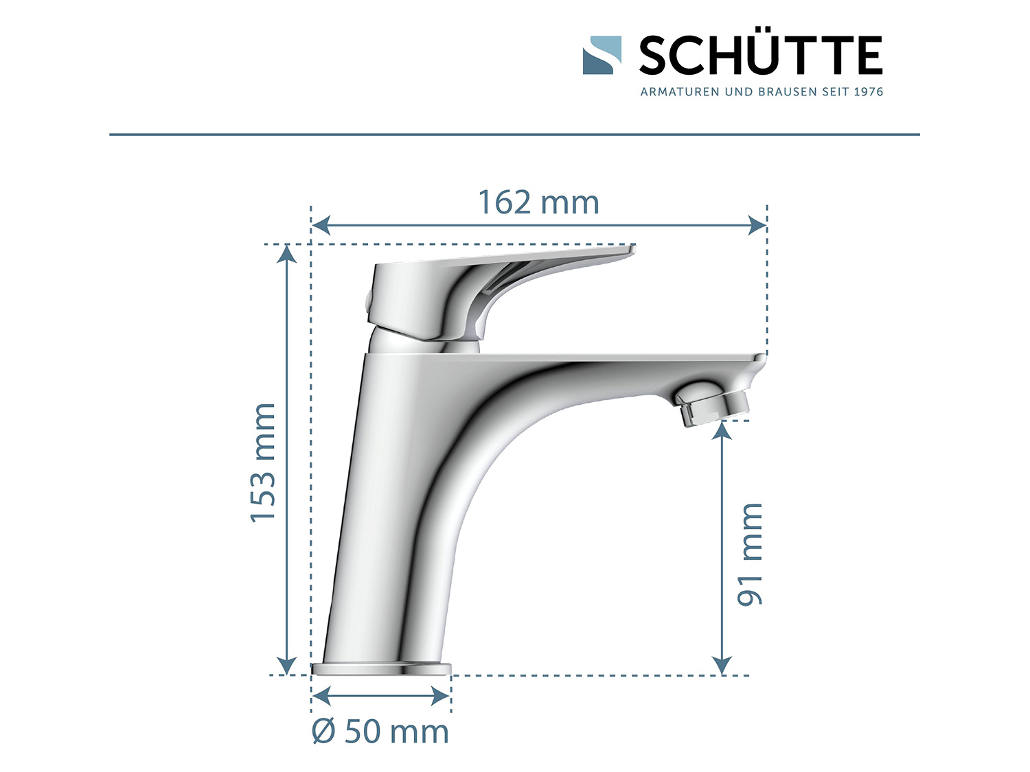 Thumbnail - Schütte Waschtischarmatur BOSTON (Chrom)