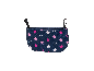 Blaue Tasche mit rosa und weißen Sternen für Bayer Design Puppenbuggy.