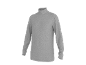 Grauer Langarm-Rollkragenpullover