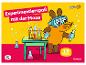 Buchcover 'Experimentierspaß mit der Maus' mit einer Cartoon-Maus, die Experimente durchführt.