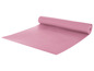 Eine rosa Yogamatte, aufgerollt.