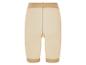 Beige Shorts aus leichtem Stoff.