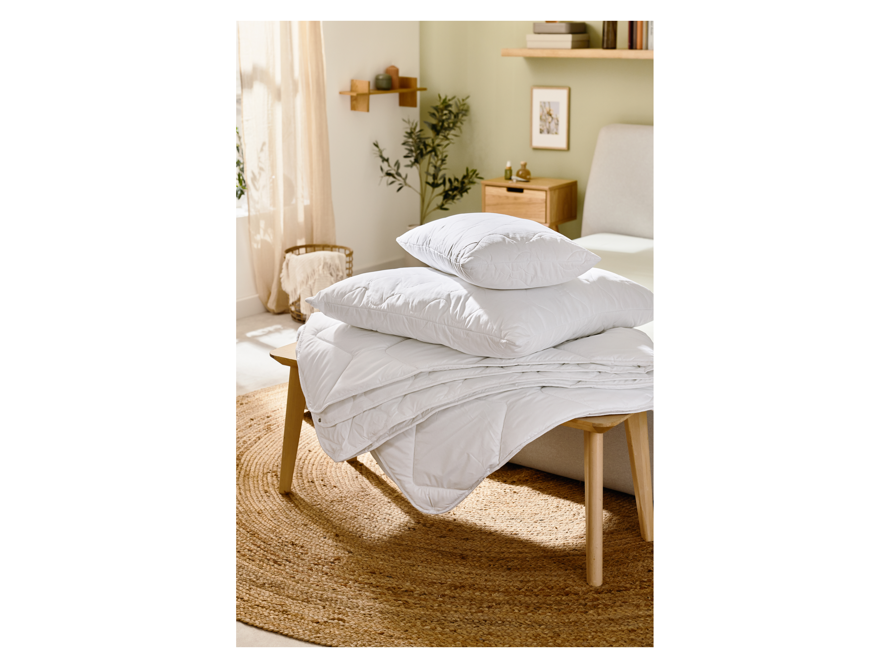 Thumbnail - LIVARNO home Kopfkissen, kochfest, 80 x 80 cm