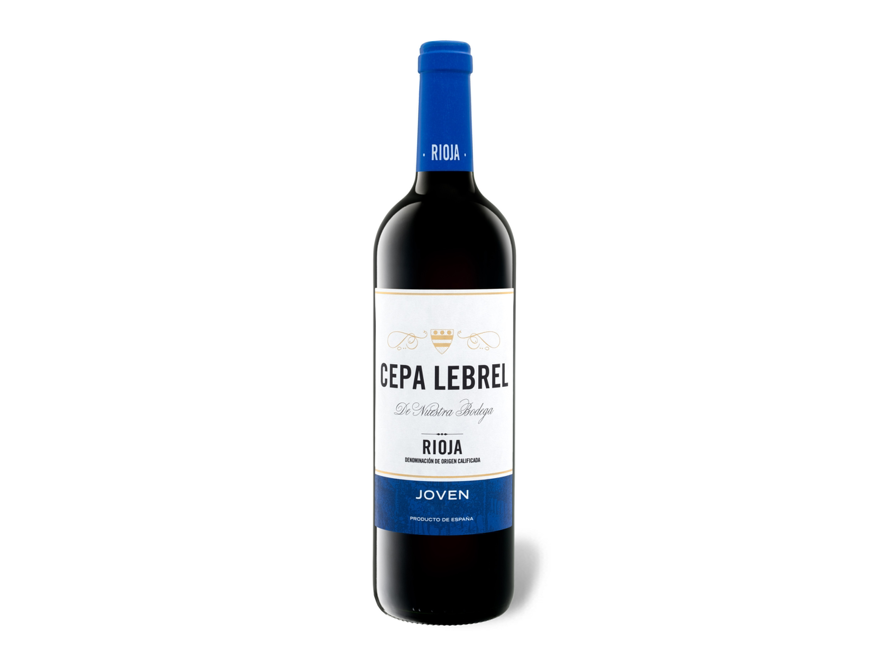 Lidl Wein-Angebot - Cepa Lebrel Rioja DOCa Joven trocken, Rotwein 2022
