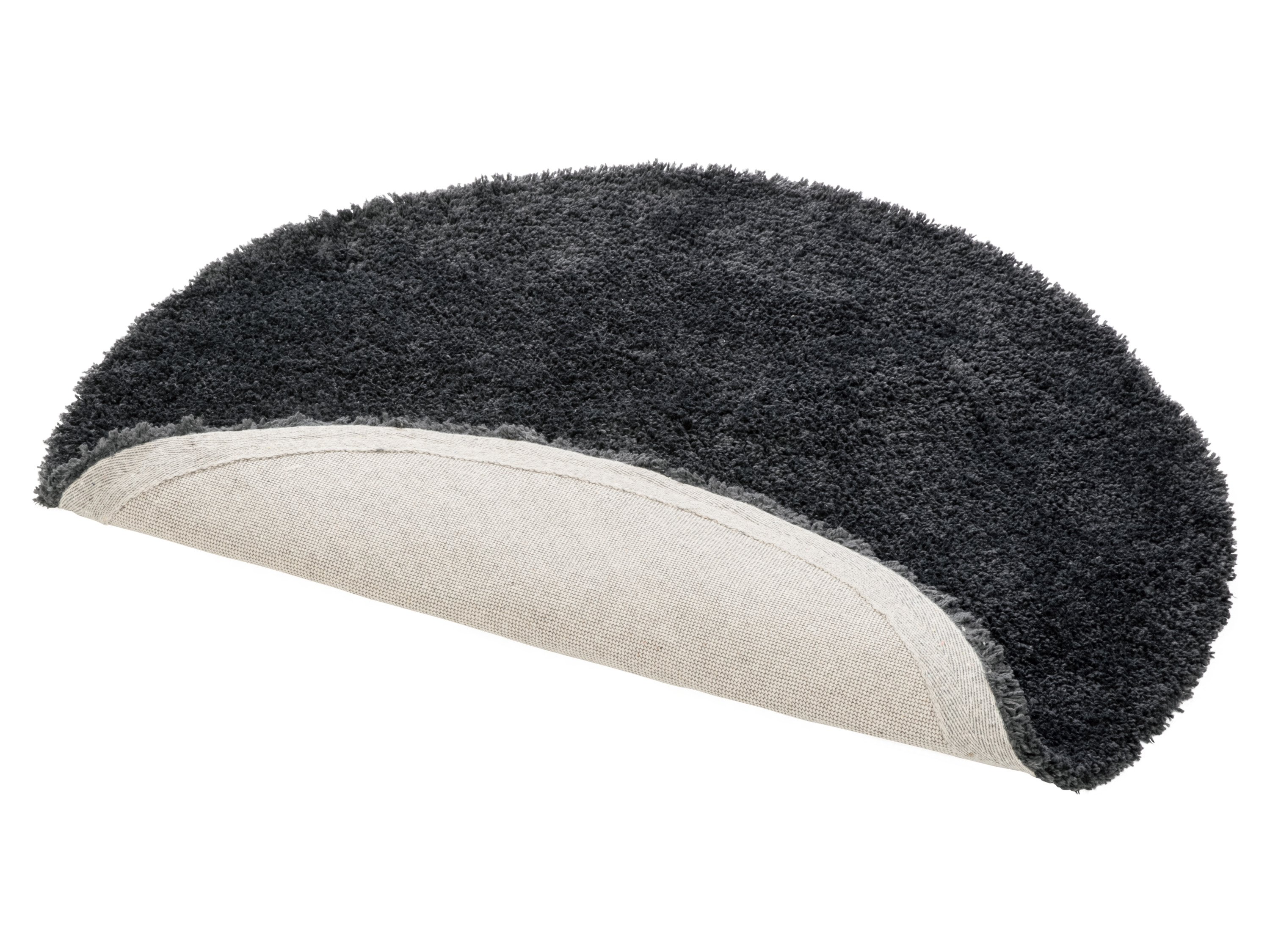 Thumbnail - LIVARNO home Teppich Langflor 80x150cm/⌀100cm (Dunkelgrau)