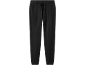 Schwarze Jogginghose mit Kordelzug in der Taille.