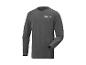Graues Herren-Langarmshirt mit „PARKSIDE“-Schriftzug auf der Brust.