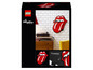 LEGO The Rolling Stones Set mit ikonischer Lippen-Wandkunst.
