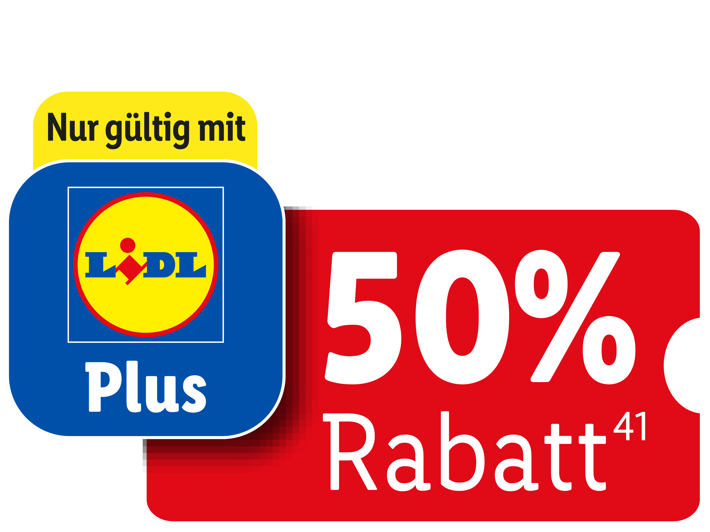 Nur gültig mit Plus: 50% Rabatt.