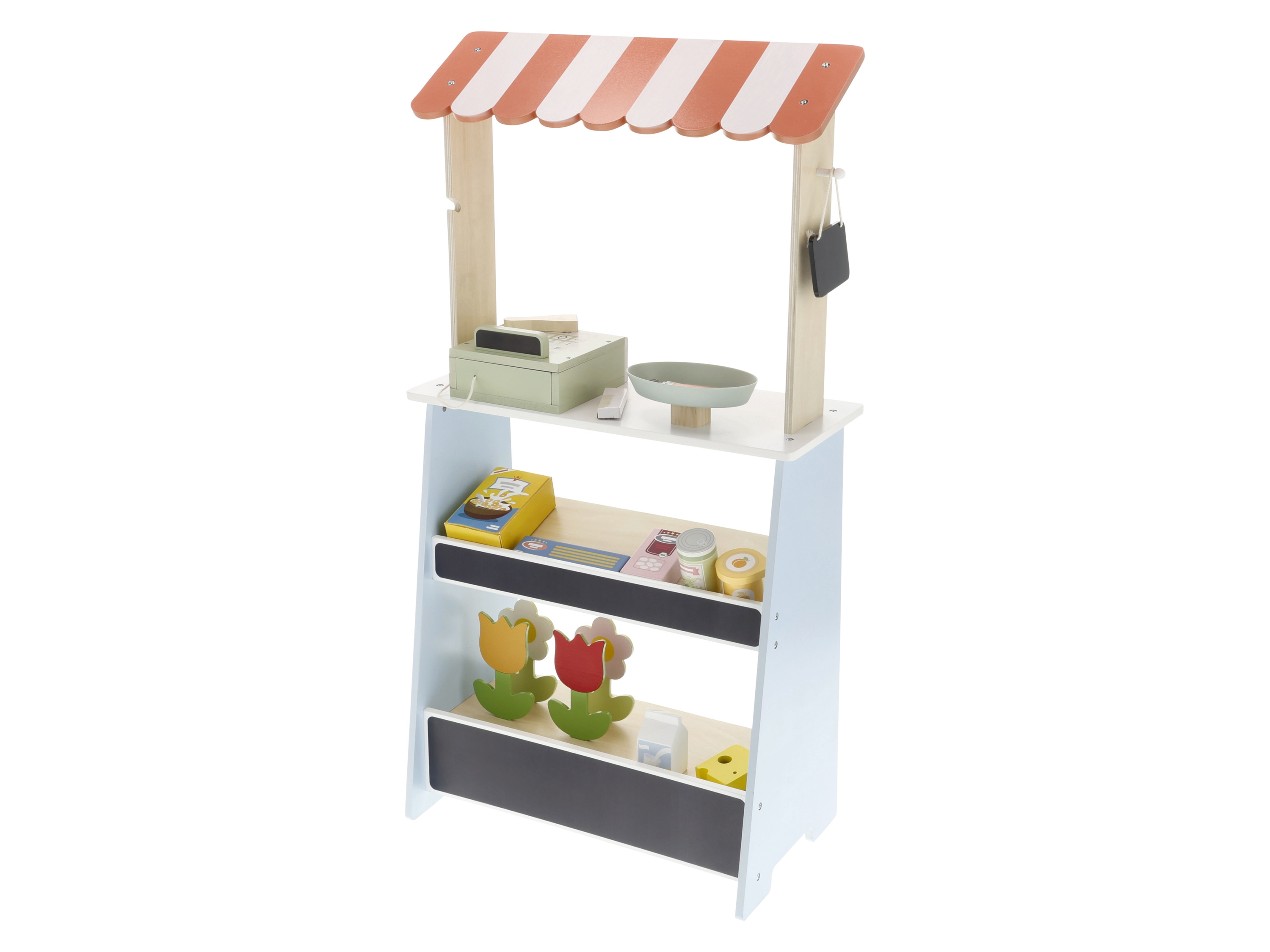 LUPILU® Spielküche / Kaufladen, 7-teilig / 35-teilig (Kaufmannsladen)