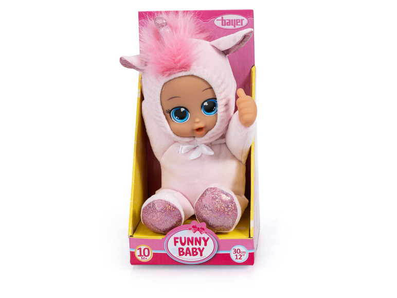 Gehe zu Vollbildansicht: Bayer Design Funny Baby Puppe »Einhorn«, flauschig - Bild 10