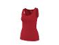 Rotes geripptes Damen-Tanktop