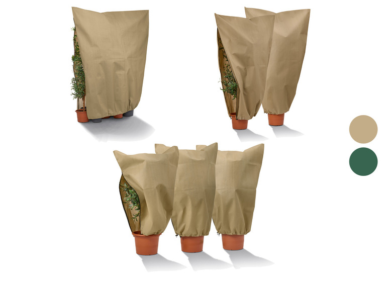 Schutzhüllen für Topfpflanzen.