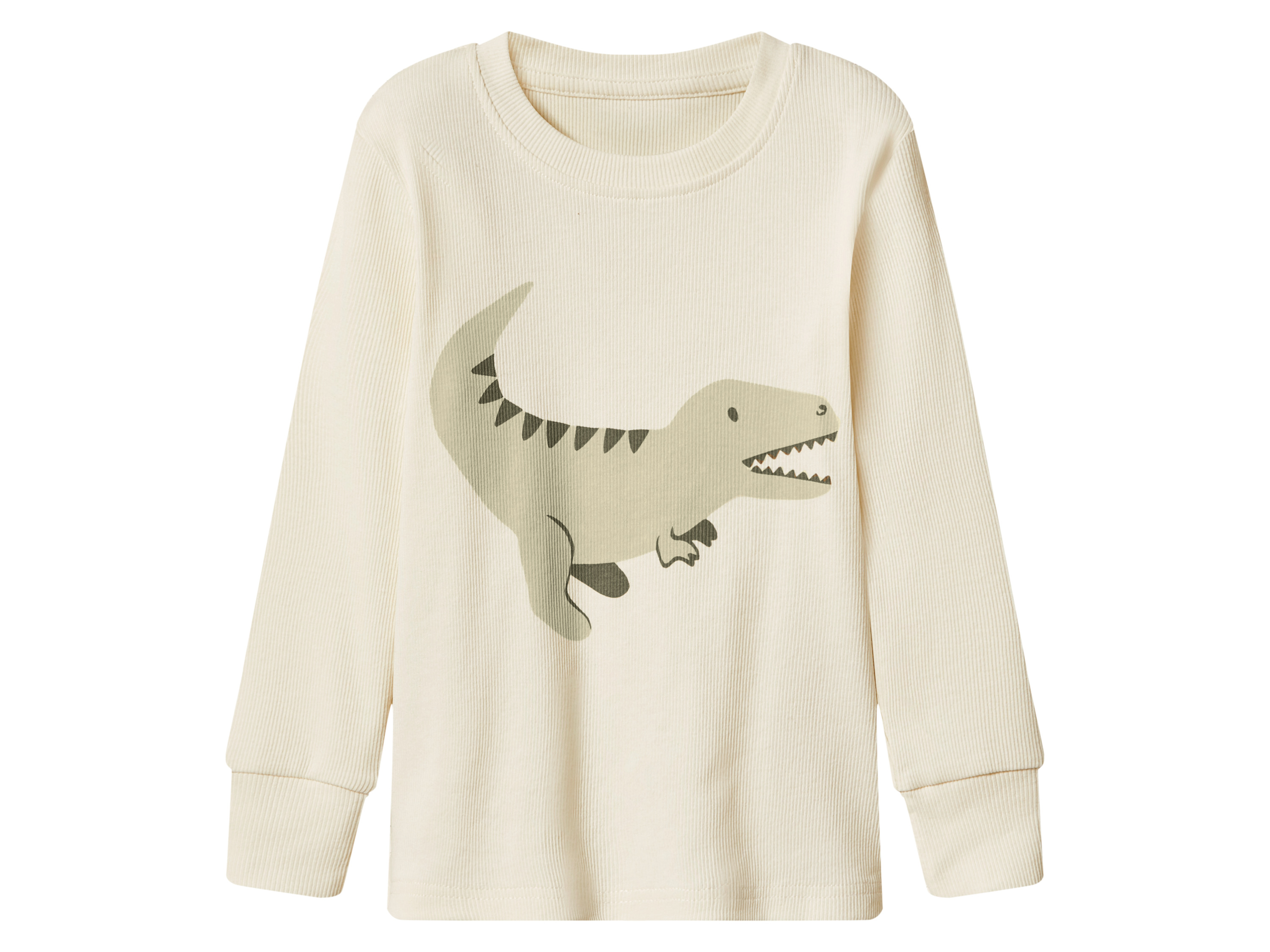 Thumbnail - lupilu® Kleinkinder Pyjama lang (Beige, 122/128)