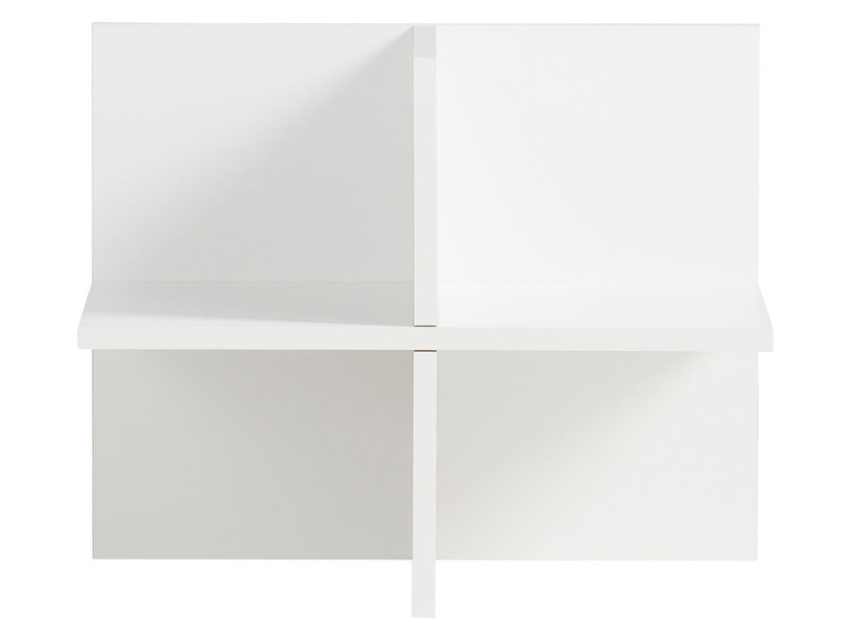 Gehe zu Vollbildansicht: Schildmeyer Büroserie 400 - Regalkreuz, modern, weiß - Bild 2