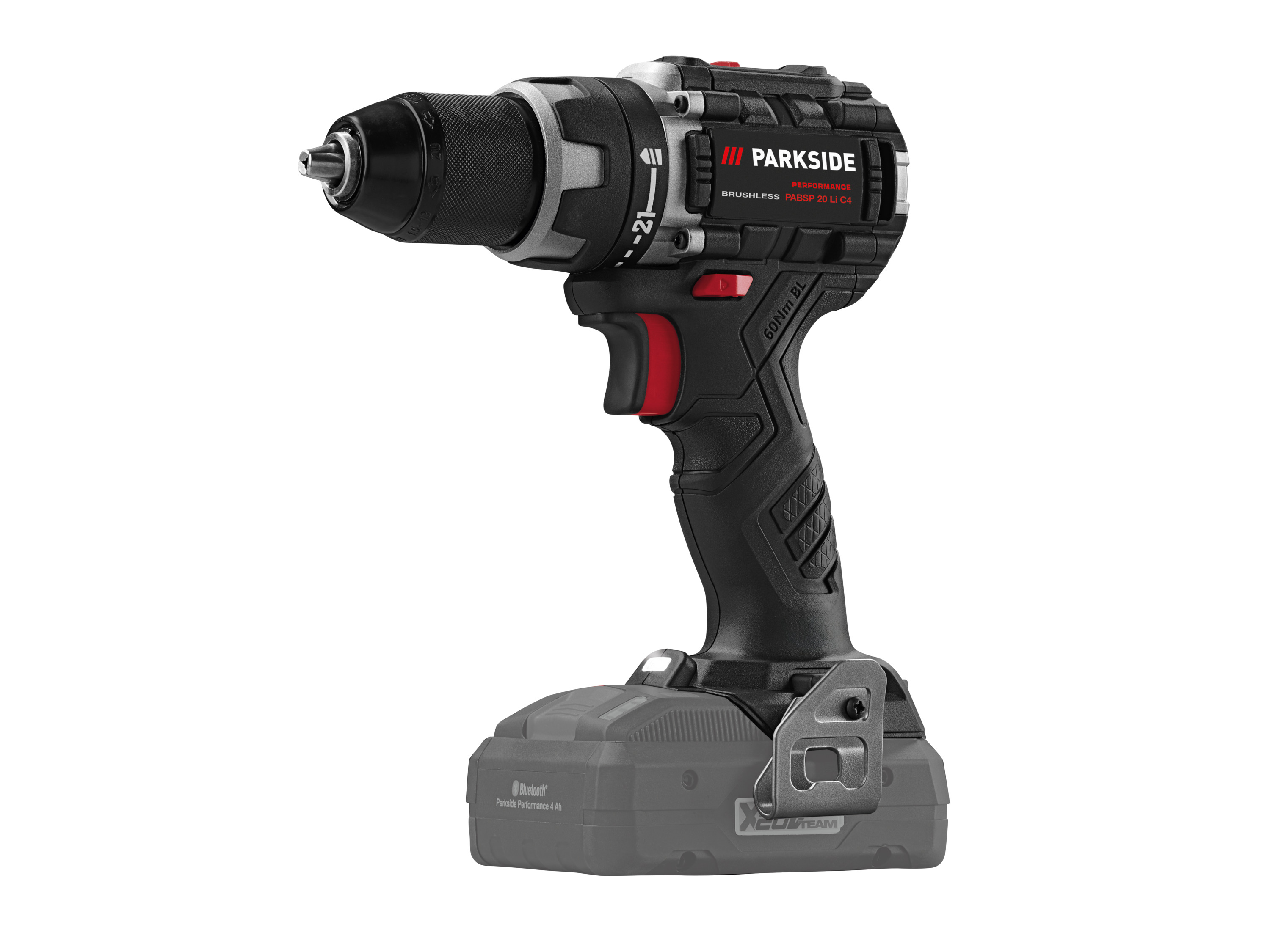 Thumbnail - PARKSIDE PERFORMANCE® 20 V Akku-Bohrschrauber »PABSP 20 Li C4«, ohne Akku und Ladegerät