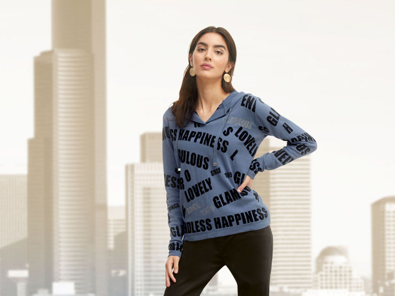 Gehe zu Vollbildansicht: esmara® Damen Pullover aus reiner Baumwolle - Bild 9