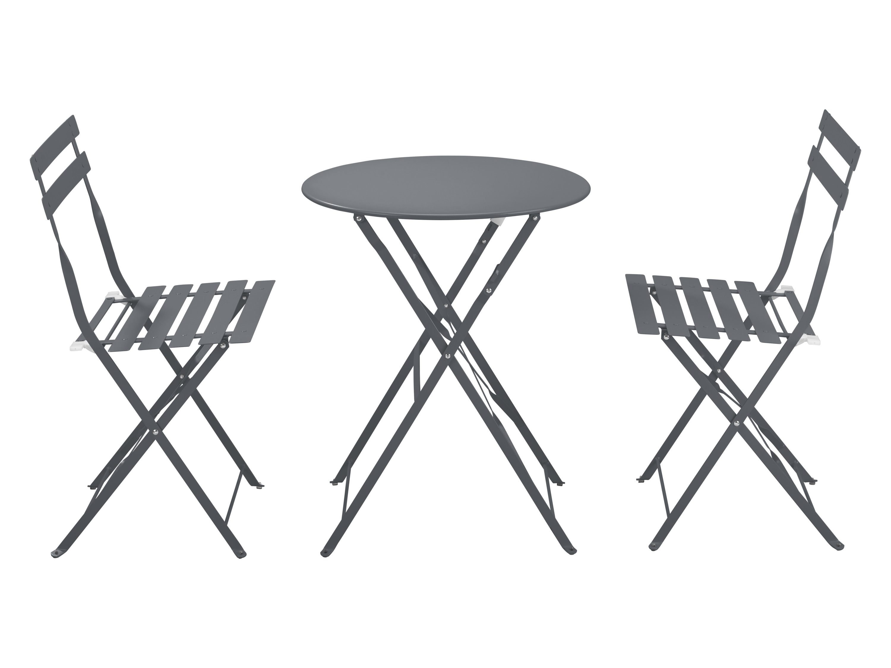 Thumbnail - LIVARNO home Bistroset Metall 3tlg. Grün (Anthrazit)