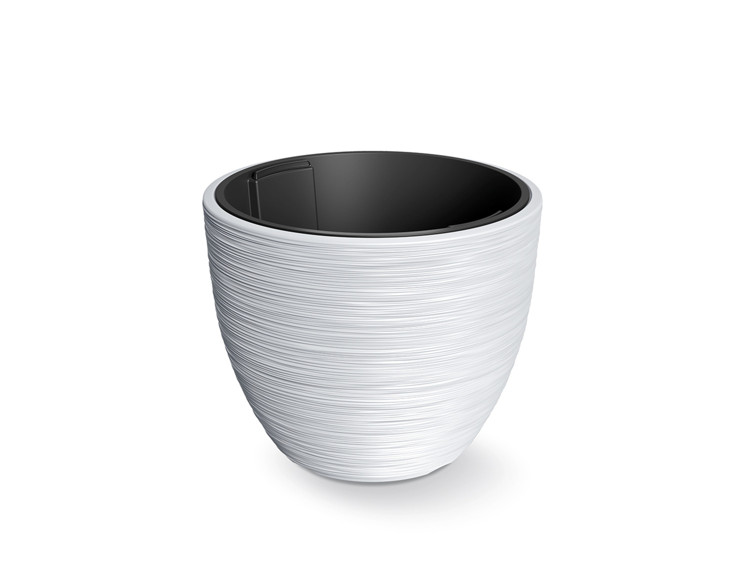 Blumentopf »FURU«, mit gerippter Struktur, rund LIDL