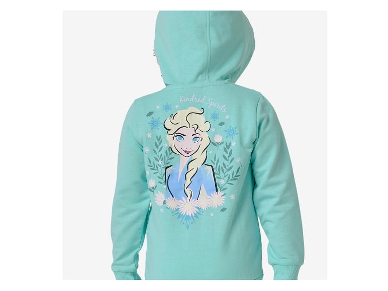 Hellgrünes Kapuzenpullover mit Elsa aus Frozen.