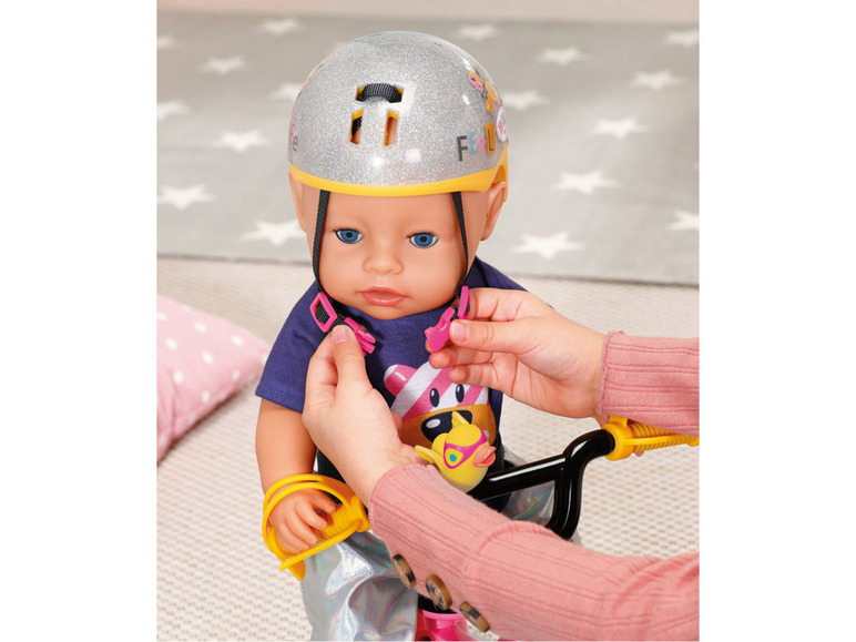 Gehe zu Vollbildansicht: Baby Born Puppen Fahrradhelm, mit Kinnriemen - Bild 4