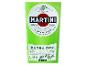 Grüne Flasche mit einem weißen Etikett, das 'Extra Dry' und 'L'Aperitivo' zeigt.