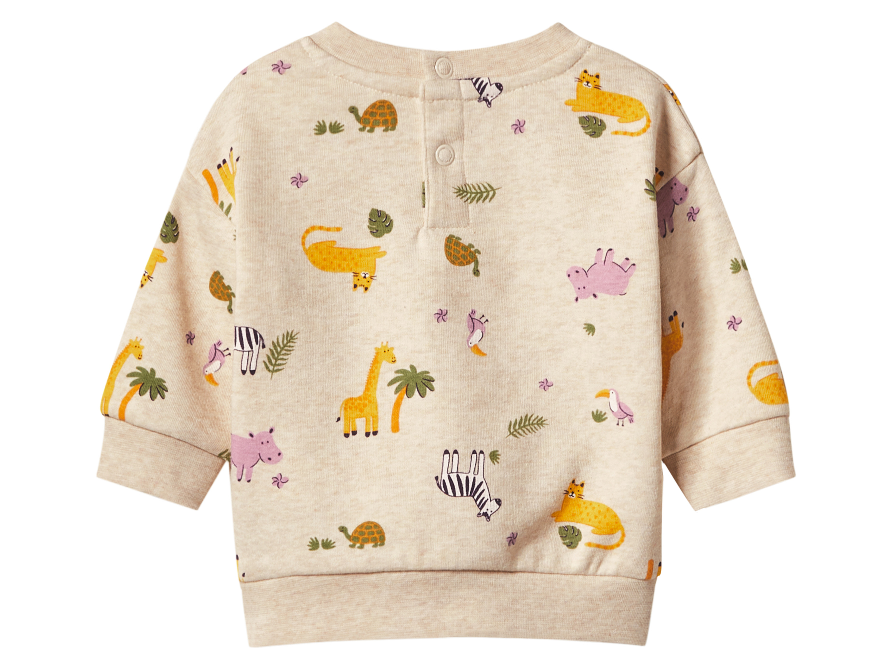 Thumbnail - lupilu® Baby Sweatanzug, 2-teilig (Beige, 74/80)