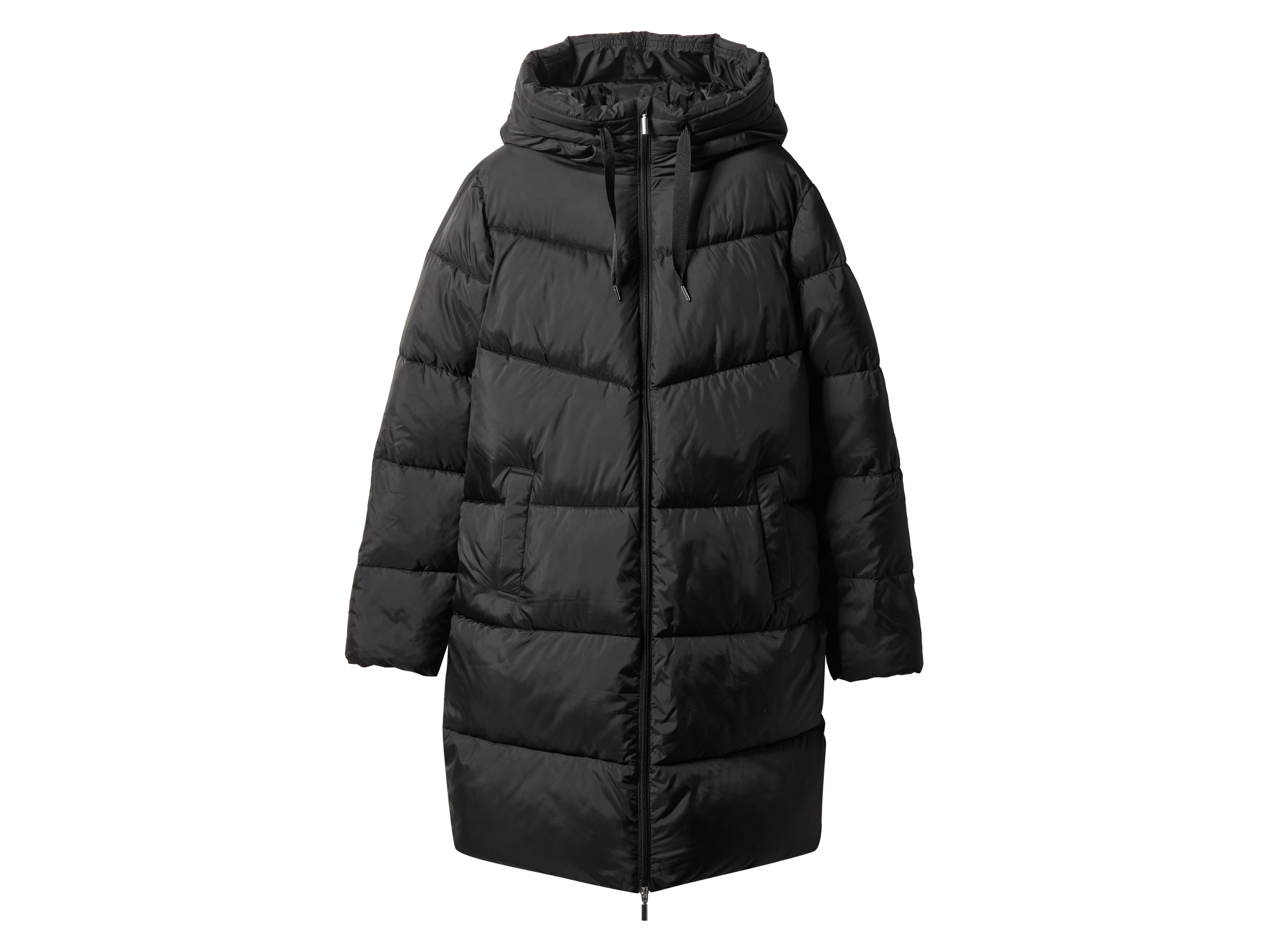 ESMARA® Damen Steppmantel (Schwarz, S(36/38))