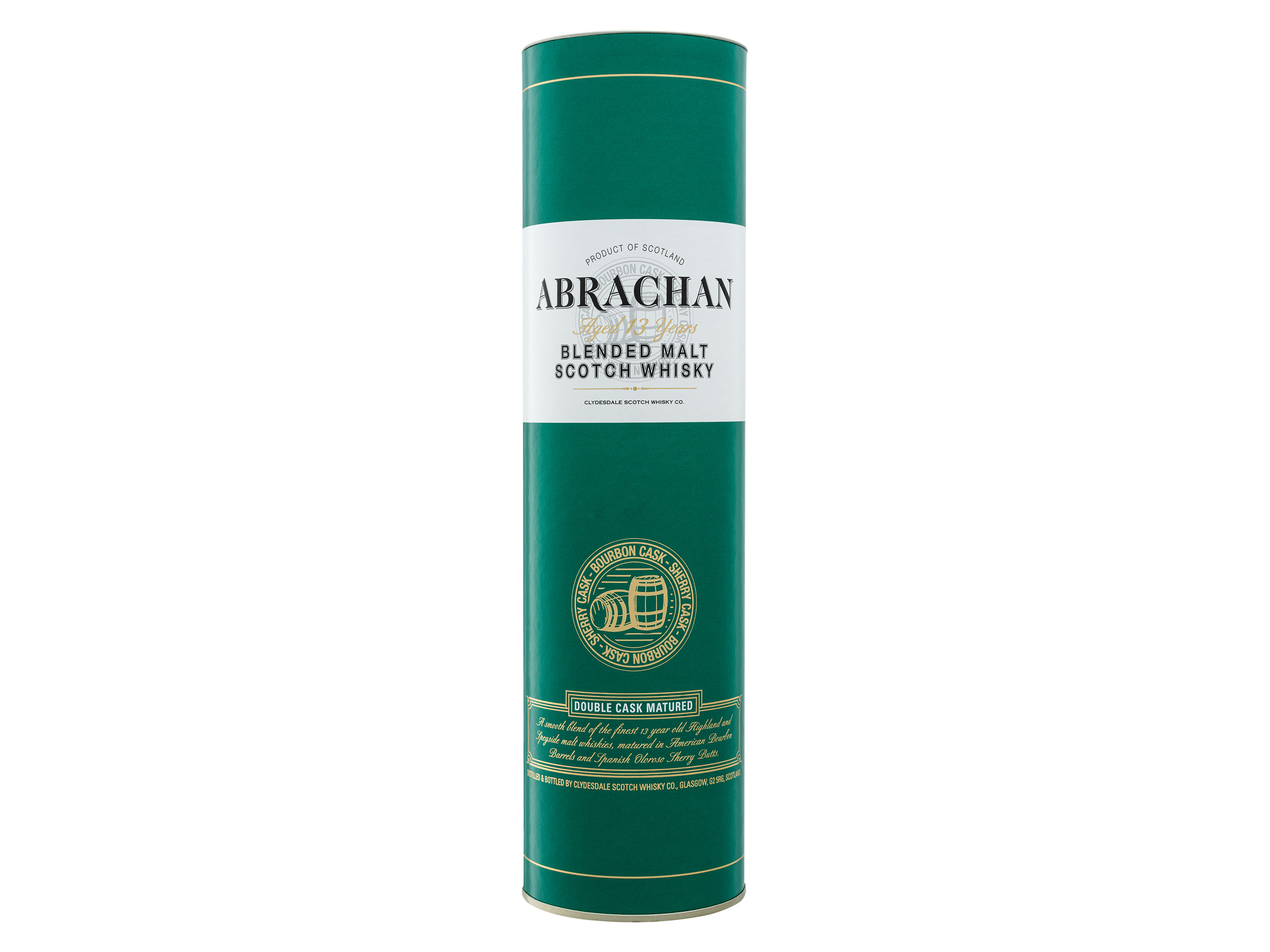 Thumbnail - Abrachan Double Cask Matured Blended Malt Scotch Whisky 13 Jahre mit Geschenkbox 45% Vol