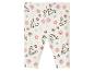 Weiße Leggings mit Bambi und Blumenmuster.
