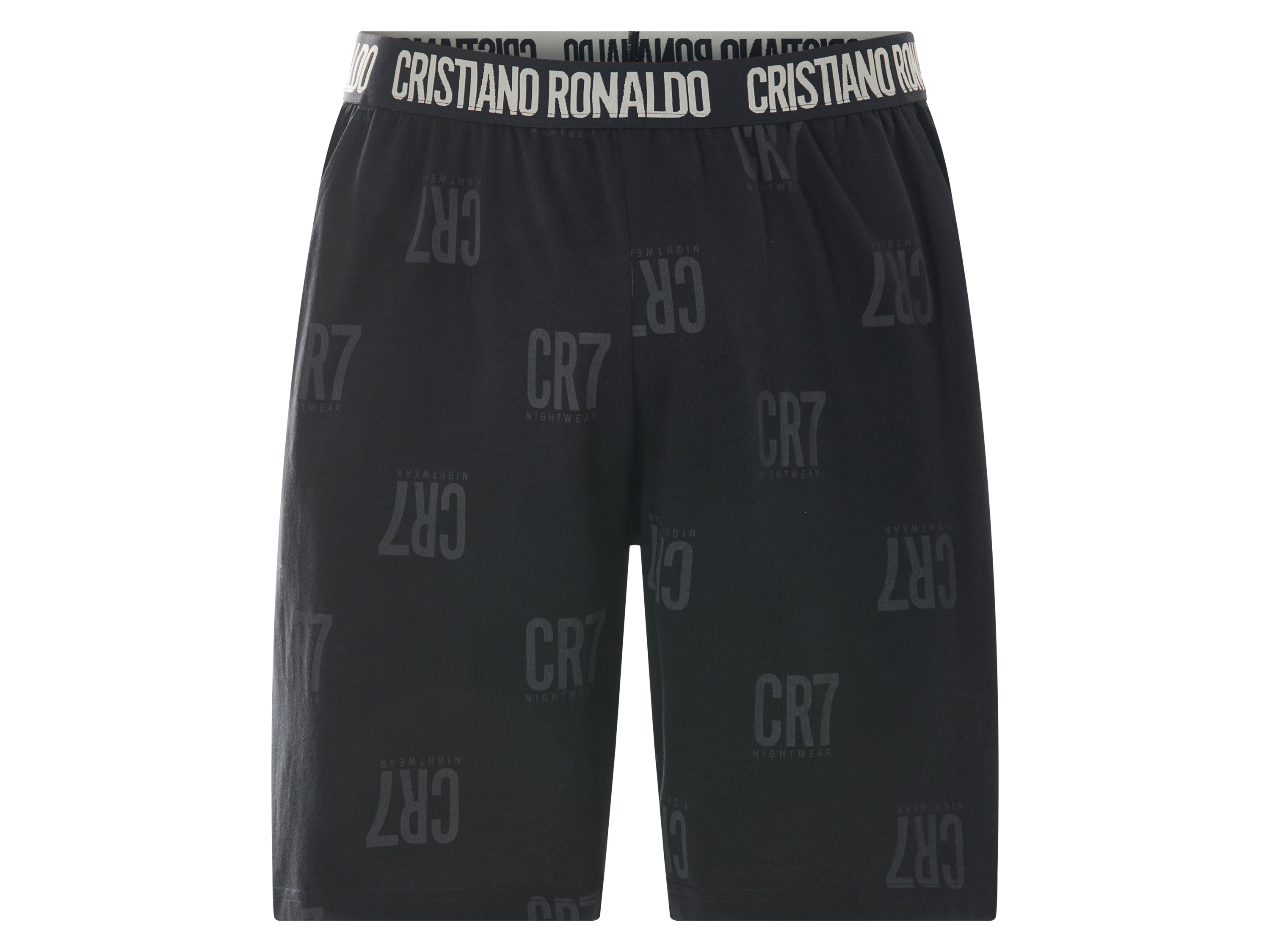 CR7 Christian Ronaldo Herren Shorty Pyjama, 2-tlg. (Grau, XL) – Bild 3 von 4