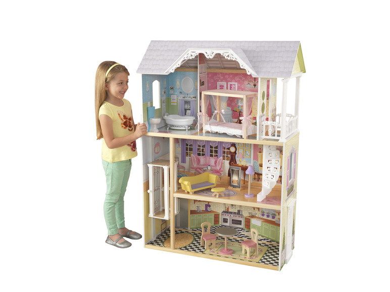 Gehe zu Vollbildansicht: KidKraft Puppenhaus »Kaylee«, 1,2 m, aus Holz, mit Aufzug - Bild 5