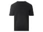 Schwarzes Kurzarm-T-Shirt, Rückansicht