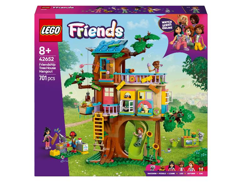 LEGO Friends Freundschafts-Baumhaus-Set mit 701 Teilen und sechs Figuren.