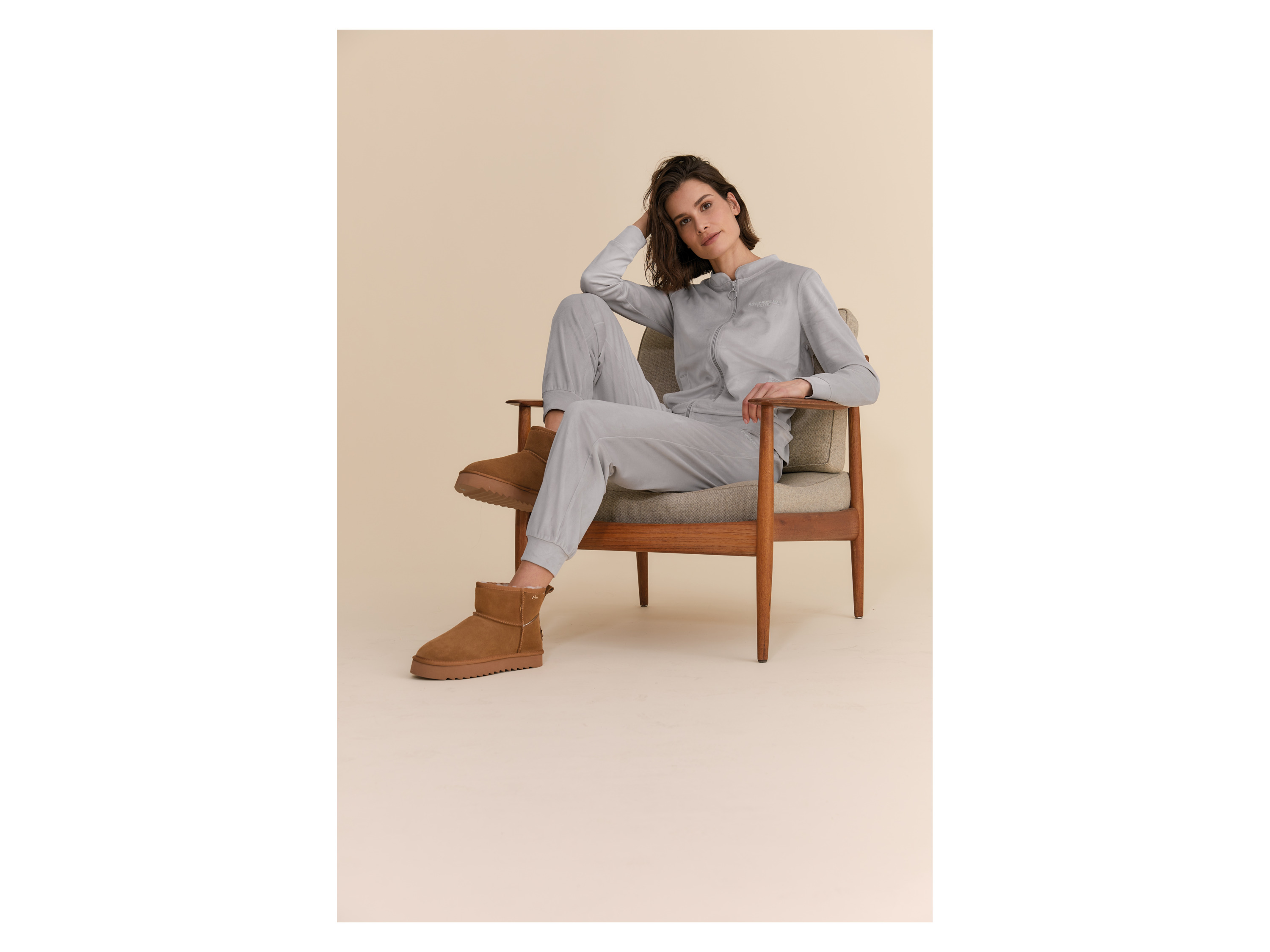 Thumbnail - Strenesse Blue Damen Hausanzug (Hellbraun, S)