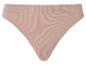 Ein rosa Unterhosen mit Rippenmuster.
