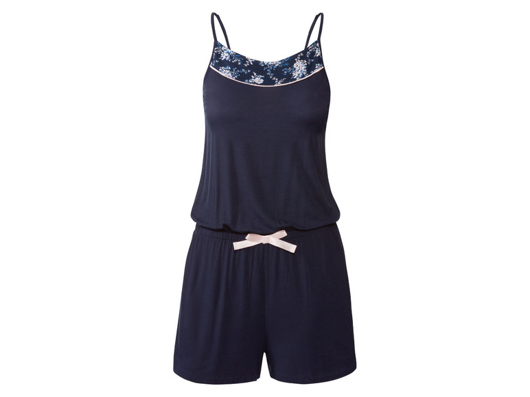 Gehe zu Vollbildansicht: esmara® Damen Schlaf-Jumpsuit, mit Viskose - Bild 10