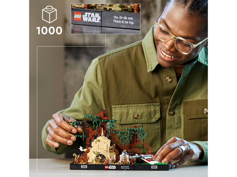 Gehe zu Vollbildansicht: LEGO® Star Wars 75330 Jedi™ »Training auf Dagobah™ – Diorama« - Bild 2