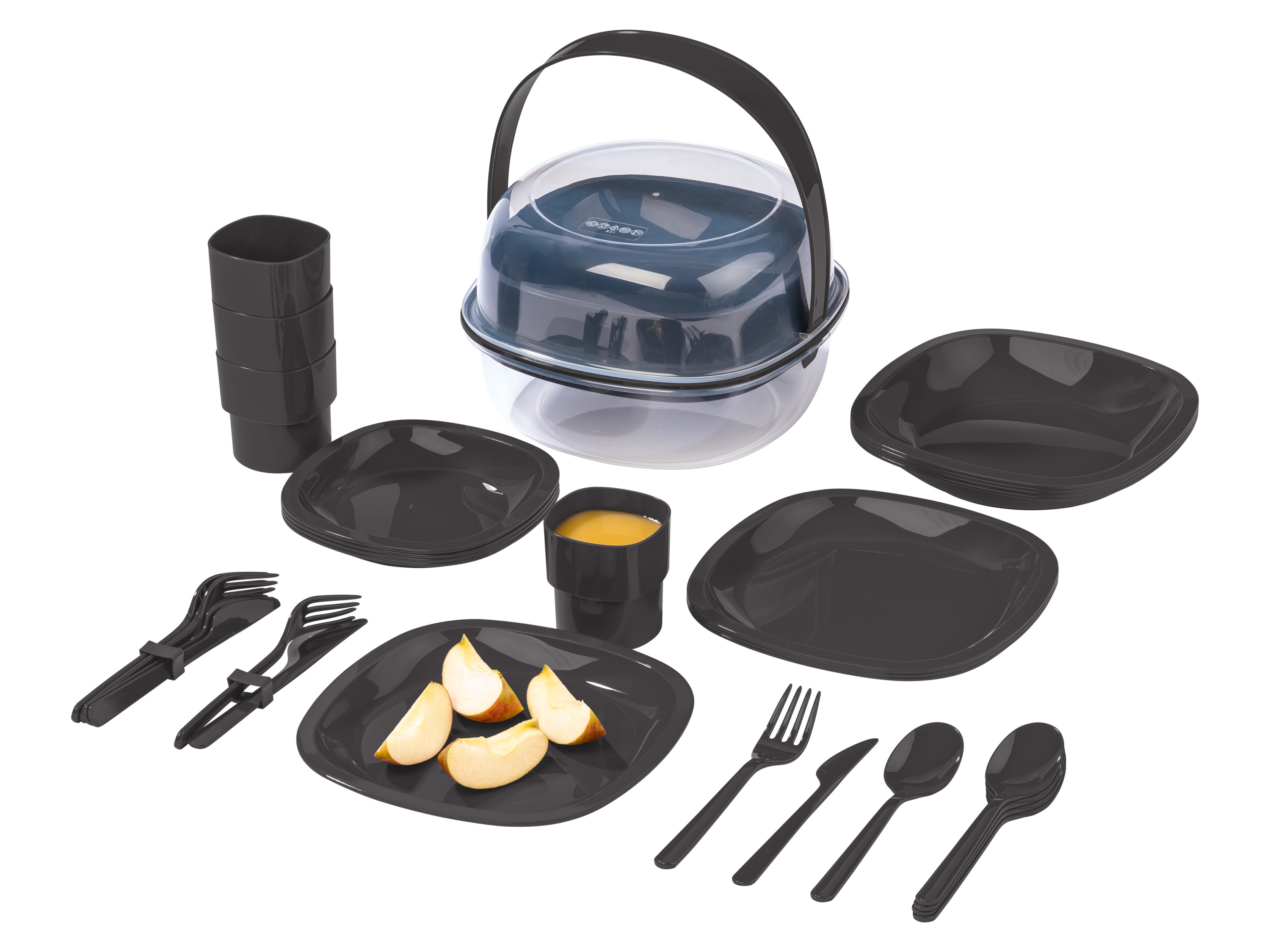 Thumbnail - CRIVIT Camping-Geschirr, 33-teilig