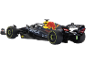 Schwarz-gelbes Formel-1-Spielzeugauto mit Rennreifen.