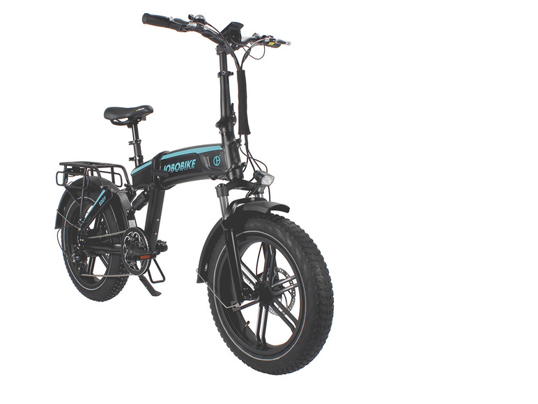 Gehe zu Vollbildansicht: JOBOBIKE E-Bike »Eddy«, Fat-Reifen, vollgefedert, 20 Zoll - Bild 1