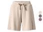 Beige Baumwollshorts mit Kordelzug.