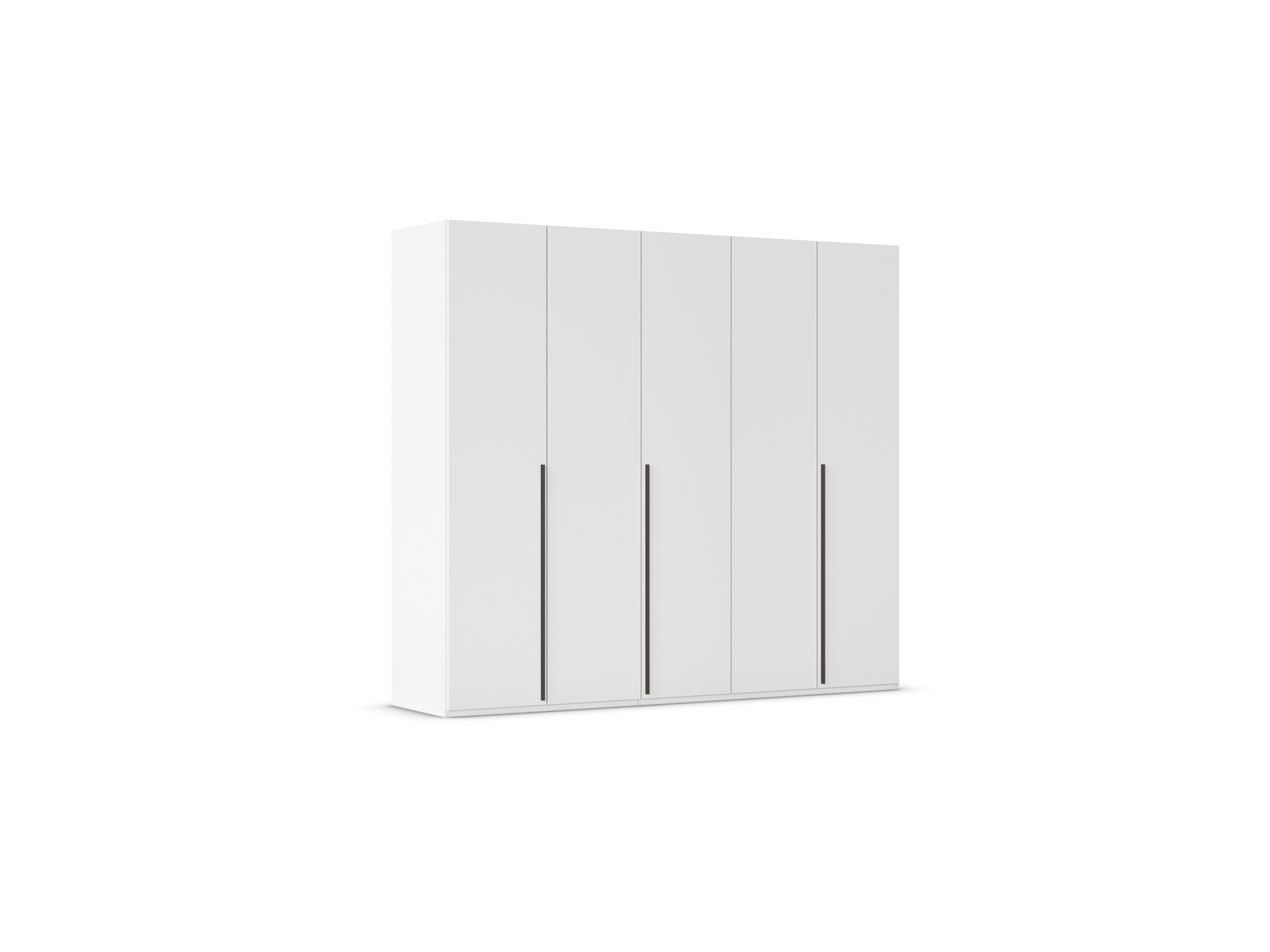 RAUCH ORANGE Montclar Drehtürenschrank (Classic-Zubehör, Weiß, Griffe Grau, Breite 251 cm / Höhe 223 cm)