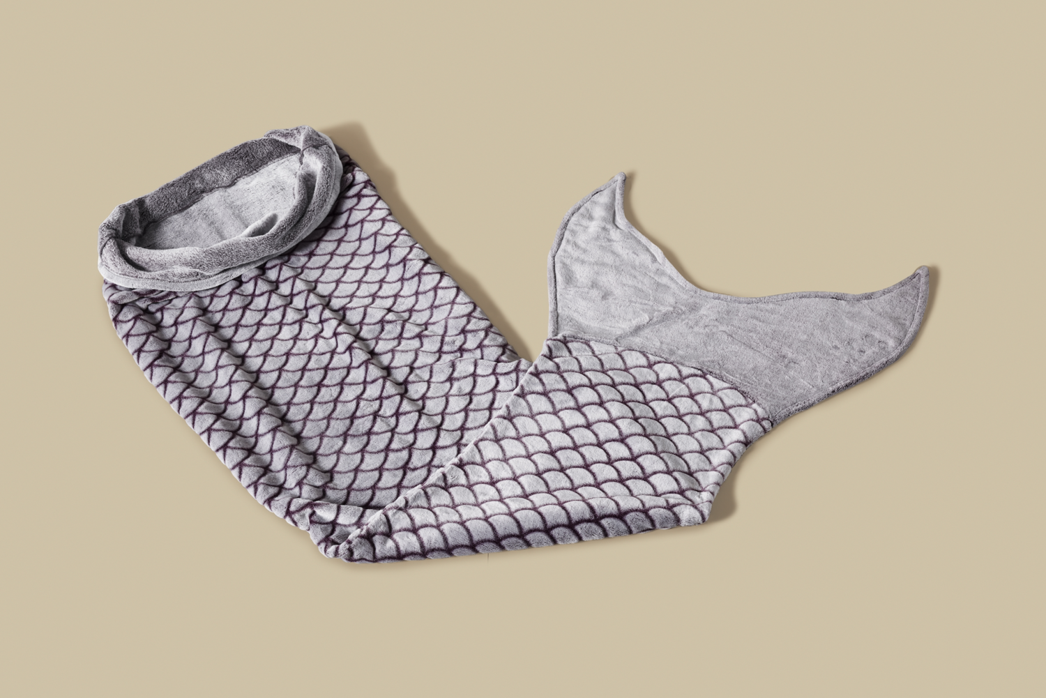 Thumbnail - LIVARNO® Kuscheldecke Meerjungfrau 60 x 180 cm (Lila)