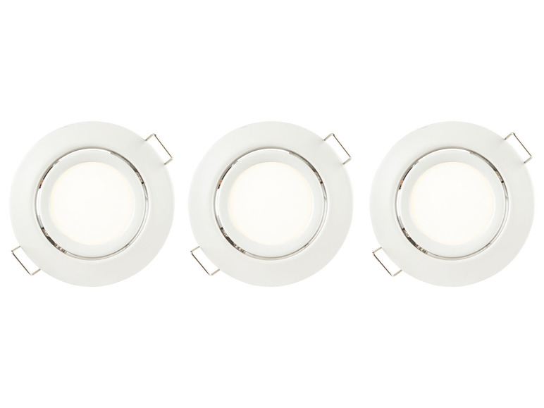 Gehe zu Vollbildansicht: LIVARNO home LED-Einbauleuchten, 3 Stück, mit warmweißem Licht - Bild 5