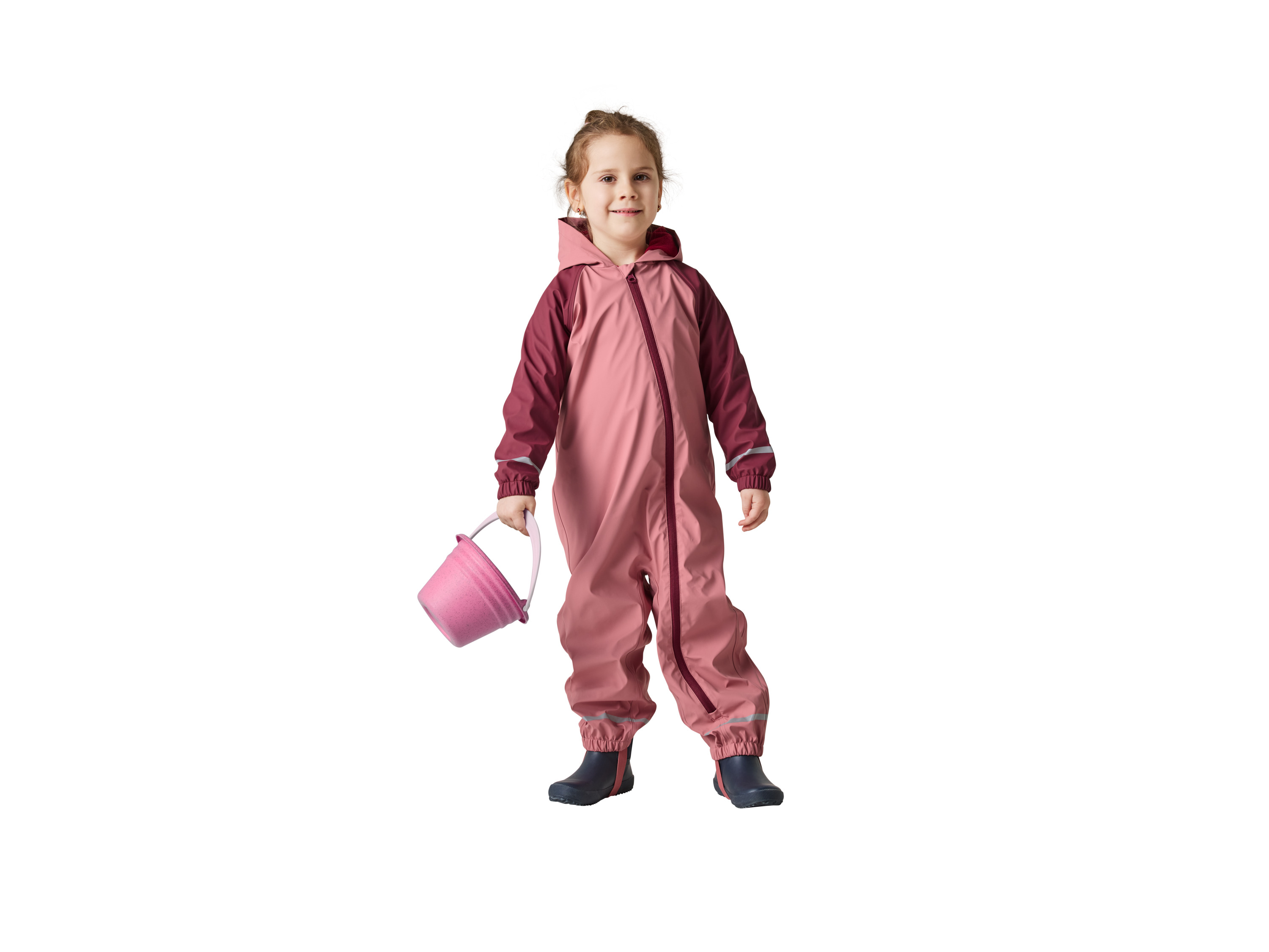 LUPILU® Baby Kleinkinder Matsch und Buddel-Overall, gefüttert (Rot, 98/104) – Bild 2 von 4