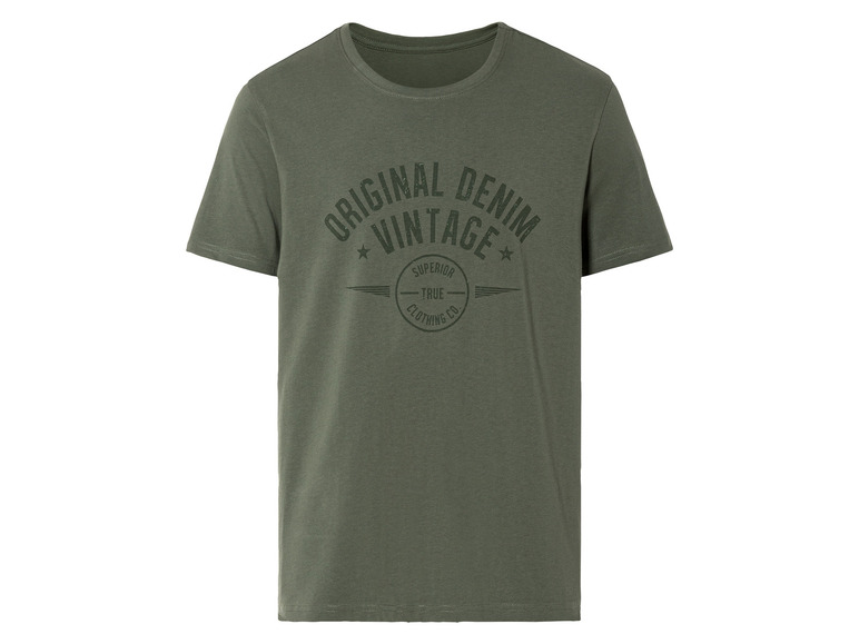Gehe zu Vollbildansicht: LIVERGY® Herren T-Shirt mit Print aus reiner Baumwolle - Bild 6