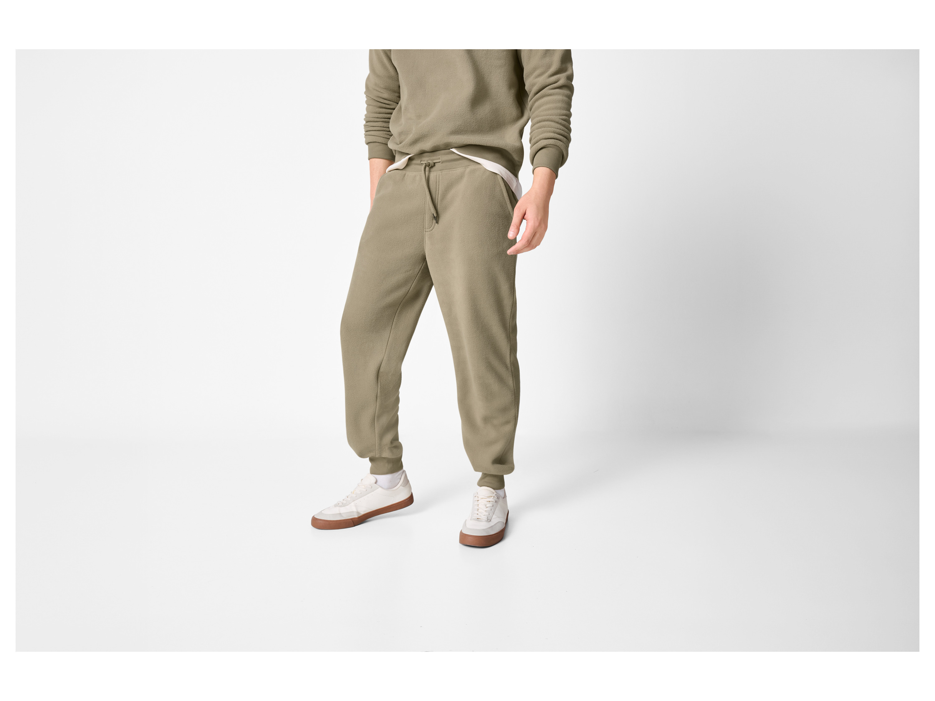 ESMARA MEN Herren Fleecehose (Beige, L (52/54)) – Bild 2 von 3